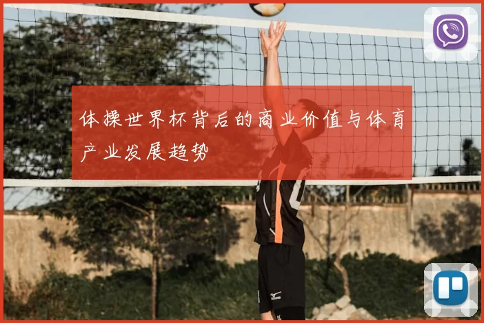 体操世界杯背后的商业价值与体育产业发展趋势