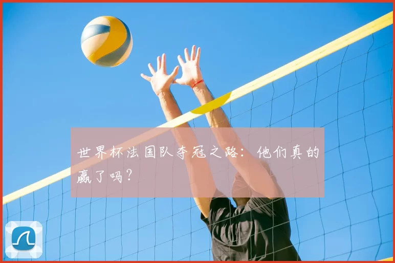 世界杯法国队夺冠之路：他们真的赢了吗？