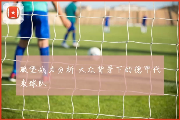 狼堡战力分析 大众背景下的德甲代表球队