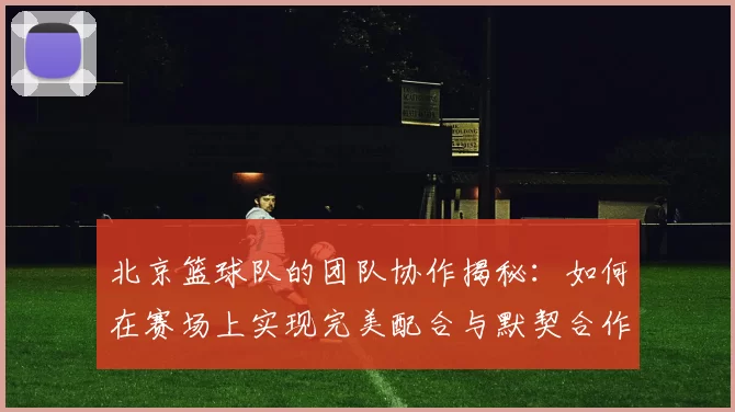 北京篮球队的团队协作揭秘：如何在赛场上实现完美配合与默契合作